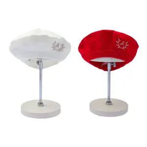 [압소바](마산점)[압소바 26년SS 아기백일돌조카선물]베리 니트베레모 2종 택1(A1131603)아이보리,빨강