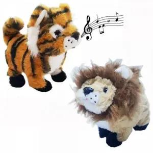 움직이는 호랑잉인형 사자인형 강아지 장난감동물로봇