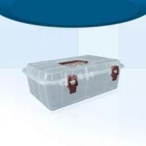 ( )플라스틱 2호 정리함 콘테이너 BOX 핸들