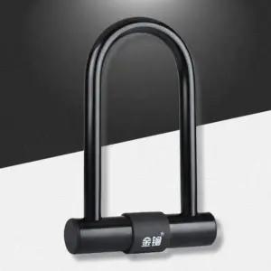 U자형 자전거 고강도 안전 잠금 도난방지 숫자 자물쇠