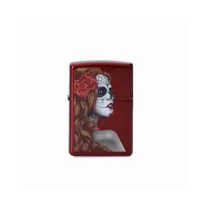 [ZIPPO]지포 ZP28830 죽음의 날 소녀 캔디 애플 레드 라이터