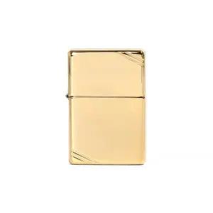 [ZIPPO]지포 ZP270 빈티지 슬래시 하이폴리쉬 골드 라이터