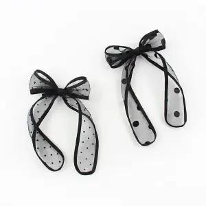 [보리보리/채니봉봉]유앤미 시스루 포니테일 집게핀 유아헤어핀