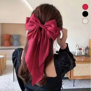 여성 액세서리 핫아이템 로맨틱 왕 리본 헤어핀 진주집게핀