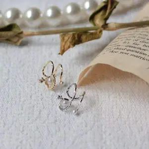 펄 이어커프 픽시 이어링 귀찌 귀걸이 포인트