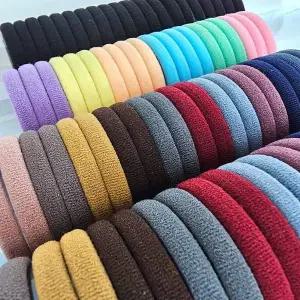 짱짱한 데일리 머리끈 이음새없는 머리고무줄 세트