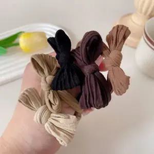 짱짱한 리본 머리끈 머리 고무줄 헤어끈 5p