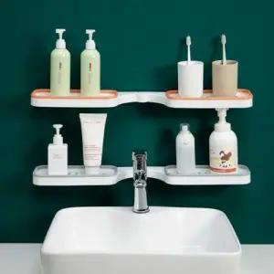 HND 180도 무타공 다용도 욕실선반