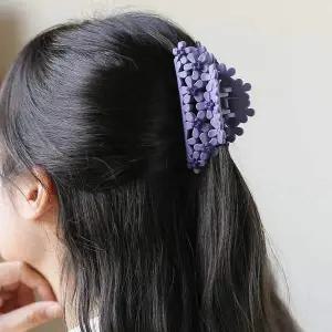 진주 큐빅 집게 핀 헤어집게핀 올림머리핀 여성헤어핀