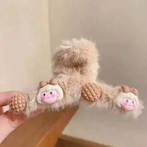 털집게핀 머리꽂이 바나나핀 뽀글이집게핀