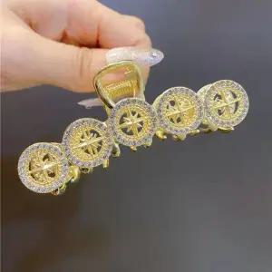 큐빅 진주 머리핀 액세서리 헤어핀 반묶음 헤어집게