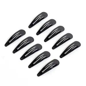 검정 똑딱핀 헤어핀 소 머리핀 10개