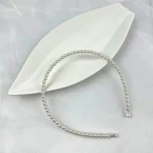 슬림 진주 헤어밴드