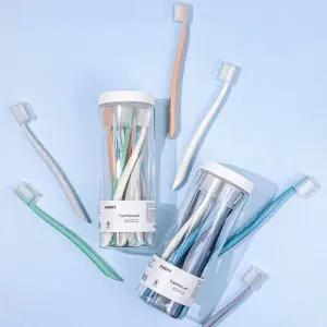 휴대용 여행용 미세모 칫솔 세트 8P