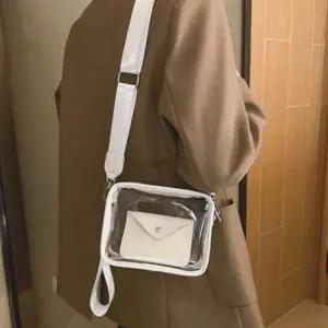 투명 크로스백 가방 사각 패션 포인트 예쁜