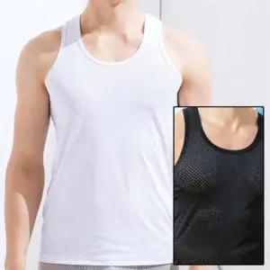 남자 남성 여름 시원한 아이스 쿨 매쉬 속옷 나시