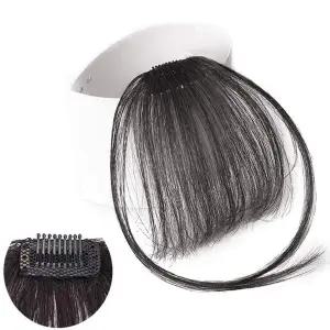 앞머리 가발 시스루뱅 부분가발 헤어피스 스타일링