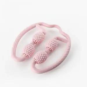 핸들 롤러 마사지 기구 종아리 마시지 복부 허벅지 팔뚝 목마 트레이닝 지기 지지 운동