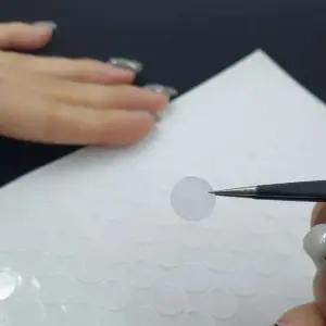 실리콘 원형 소음방지 패드 스티커 1cm 투명 방진고무 의자소음방지 방음패드 소음방지스티커