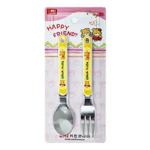 [에이치플러스몰]오미 피크닉 꼼지 어린이 스푼 포크 세트