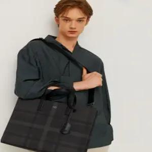 닥스 액세서리 26SS [서류가방][DAKS ESSENTIAL][닥스 에센셜] 블랙 타탄체크 DBBA6EE63BK