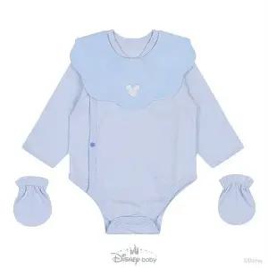 디즈니베이비 [25년 봄신상] 미키블루배내수트3종세트(BLUE)_79S117601