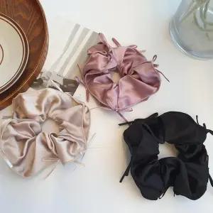 [다잇템]여자 리본 발레코어 스크런지 포인트 머리끈 (47590155)