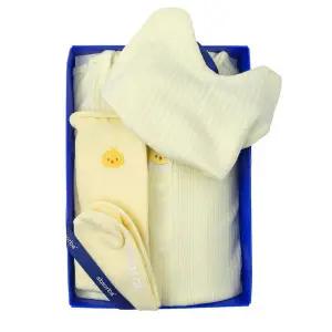 [압소바](마산점)[압소바 26년S/S 임신출산백일돌선물]솔링 코튼모달 바디슈트(모자,장말) A1110630E 노랑