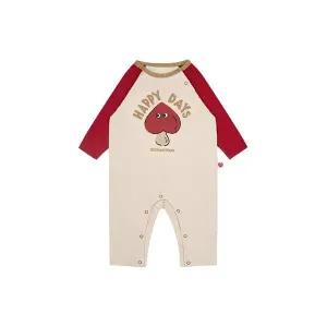 벨리타앤보이즈 베이비머시룸컬러블럭 긴팔점프수트 BB5FBS11RE