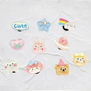 슬리퍼 장식 진주 보석 신발 액세서리 실내용 꾸미기