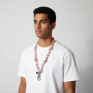 아워레가시 A2258BAS 라돈 보트 로프 알람 스트라이프 폴리에스테르 목걸이