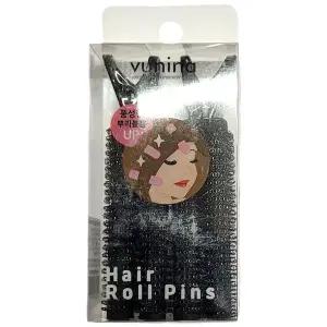 쉽고 빠르게 볼륨을 살려주는 집게형 헤어롤 2P 블랙