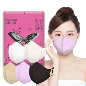 아바  KF94 컬러마스크 100매 중형