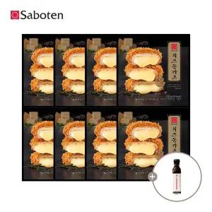 [사보텐]일본 정통 수제 치즈 돈까스 8팩 + 돈까스 소스