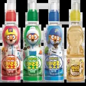 뽀로로 어린이 주스 음료수 딸기 사과 밀크맛 235ml 보리차 220ml 각6개씩 24개