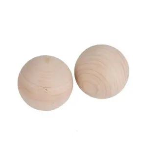 [콩심팥심]1set 마사지도구 편백나무마사지볼 6cm 편백지압볼 2개