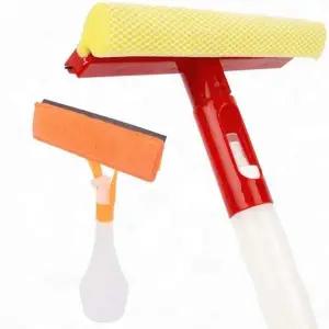 베란다 분무 일체형 닦이기 청소 창문 세척 스퀴지 청소솔 물총 유리 막대형