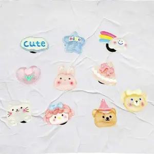 슬리퍼 장식 진주 보석 신발 액세서리 실내용 꾸미기