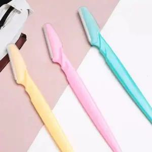 휴대용 여성 눈썹 면도 관리 수정 다듬기 도구 칼