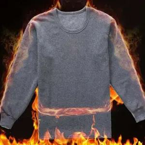 방한 내의 세트 데일리 안감 스티치 기모 남성용