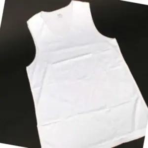 V넥 심리스 이너나시 화이트 95 메리야스 냉감 여름