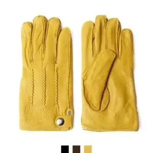 버튼 사슴가죽 남자장갑 남자장갑 사슴가죽장갑 가죽장갑