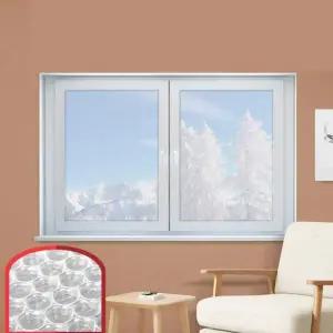 [셀러에이드]창문보온 단열시트 결로방지필름 유리창단열재 2P 2M