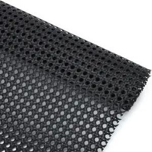 바구니 제작용 16인치 x 40인치 플라스틱 지팡이 웨빙 블랙 합성 라탄 롤 용품 DIY 프로젝트