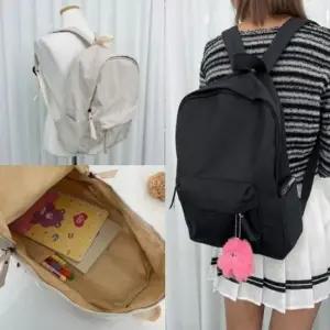 [패션] 학생 캐쥬얼 신학기 책가방 무지 데일리백팩 가방 노