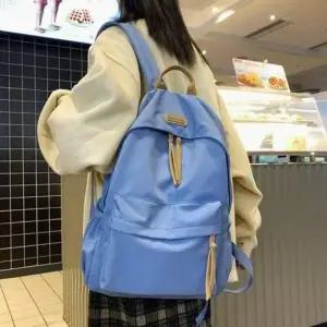 [패션] 중학생 고등학생 학생 가방 캐주얼 무지 백팩