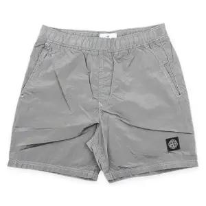 MUST IT_스톤 남성 로고 패치 나일론 메탈 포켓 스윔팬츠 펄그레이) L1S15 B100004 S0043 V0061