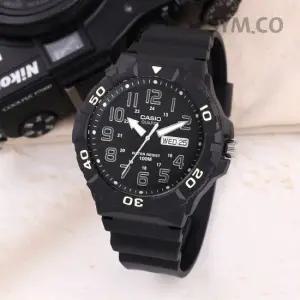 카시오 MRW-210H-1A 다이버룩 빅사이즈 데이데이트 스포츠 남자 우레탄 시계 d5