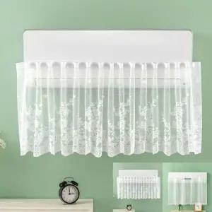 레이스 에어컨 벽걸이 바람막이 가리개 인테리어 덮개 커버 직풍방지 방진커버 장식커버