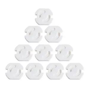 옆집샵 회전형 콘센트 안전 커버 감전 방지 멀티탭 보호캡 10P